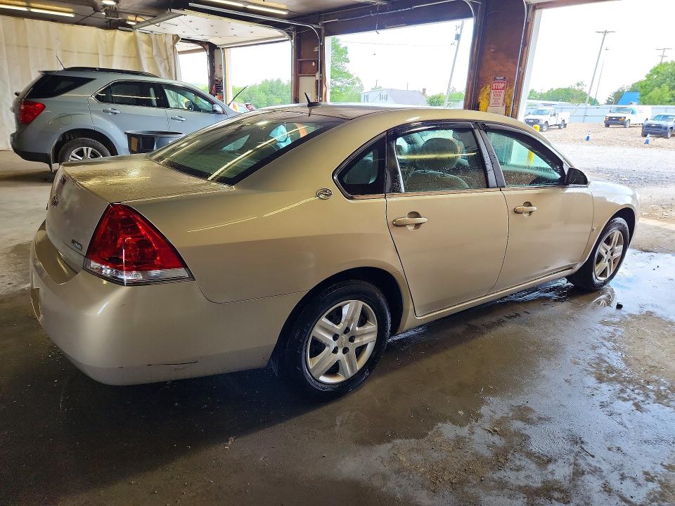 2008 Chevrolet Impala VIN 2G1WB58K881277897 COPART salvage auction — REAR END, Pa - Certificate Of Salvage, sold $375 on 2026-07-09 (photo 3)