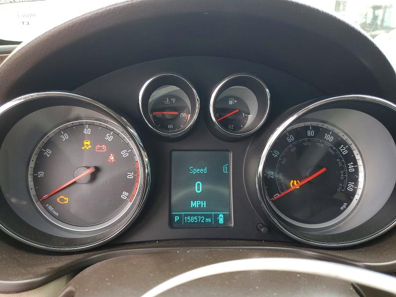 2012 Buick Regal VIN 2G4GR5EK3C9111739 COPART salvage auction — FRONT END, Ca - Dis/Dlr/Exp App For Dup Clean, sold $375 on 2026-07-20 (photo 9)