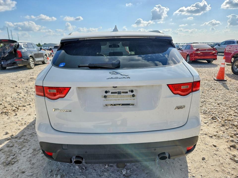 2018 Jaguar F-pace VIN SADCJ2FX0JA265379 COPART salvage auction — WATER/FLOOD, Tx - Salvage Title-Flood Damage, sold $2,200 on 2026-07-23 (photo 6)