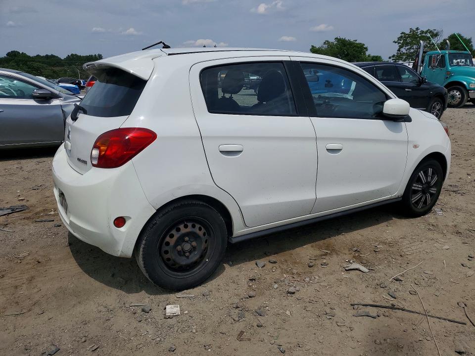 2015 Mitsubishi Mirage VIN ML32A3HJ8FH004587 COPART salvage auction — FRONT END, Md - Certificate Of Title, sold $425 on 2026-07-30 (photo 3)