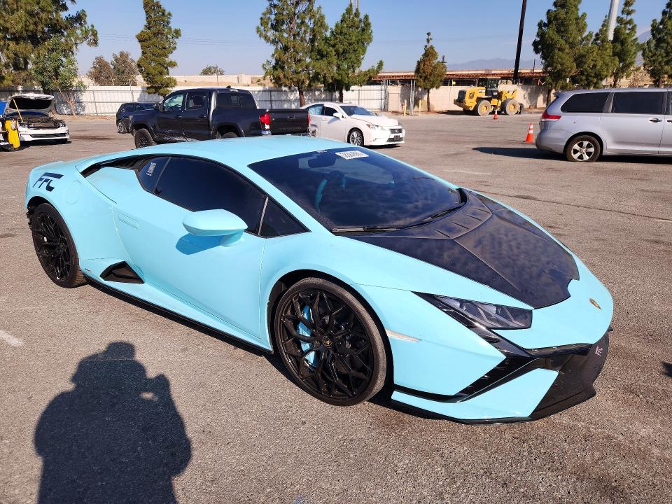 2023 Lamborghini VIN ZHWUB6ZF2PLA22610 COPART salvage auction — REAR END, Ca - Salvage Certificate, sold $202,000 on 2026-09-10 (photo 4)
