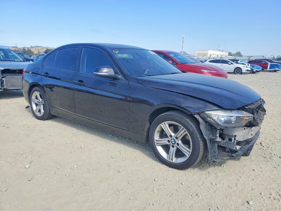 2015 BMW 3er VIN WBA3D3C5XFK157944 COPART salvage auction — FRONT END, Ca - Salvage Certificate, sold $1,850 on 2026-07-14 (photo 4)