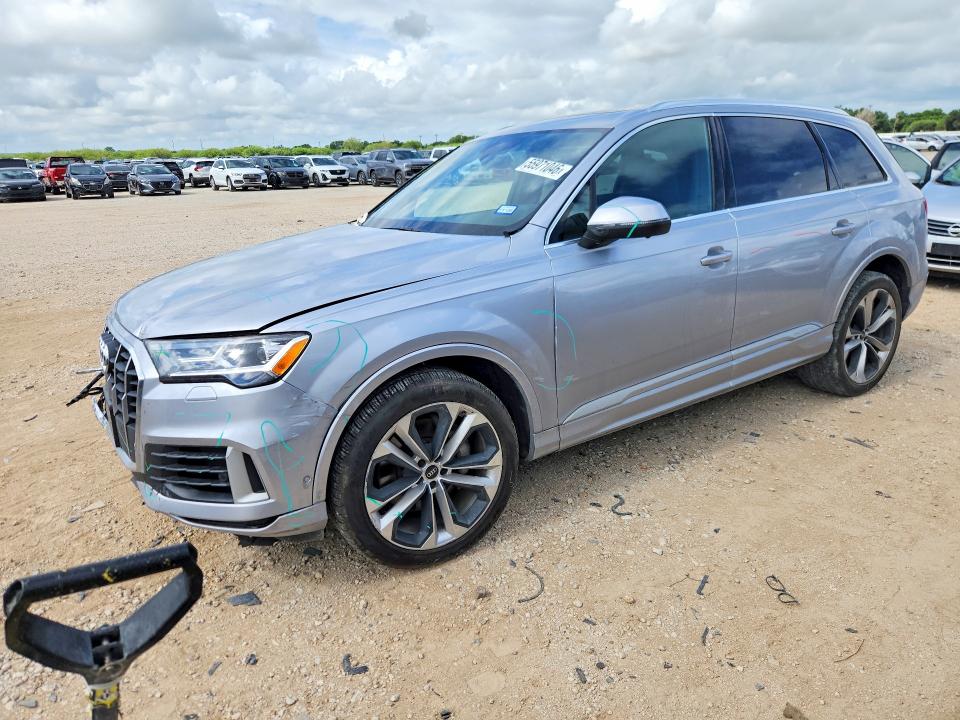 2021 Audi Q7 VIN WA1LXAF76MD030826 COPART salvage auction — FRONT END, TX - SALVAGE VEHICLE TITLE, sold $17,500 on 2026-07-23 (photo 1)