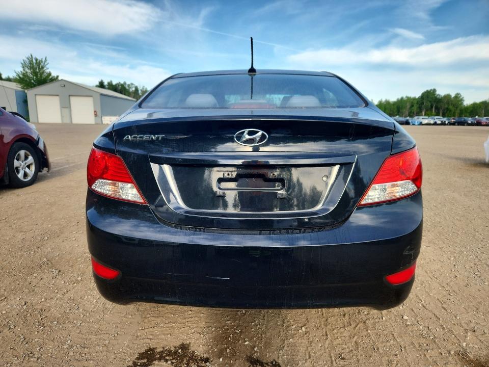 2012 Hyundai Accent VIN KMHCT4AE3CU091084 COPART salvage auction — FRONT END, On - Permit No Brand - Unfit, sold $300 on 2026-07-07 (photo 6)
