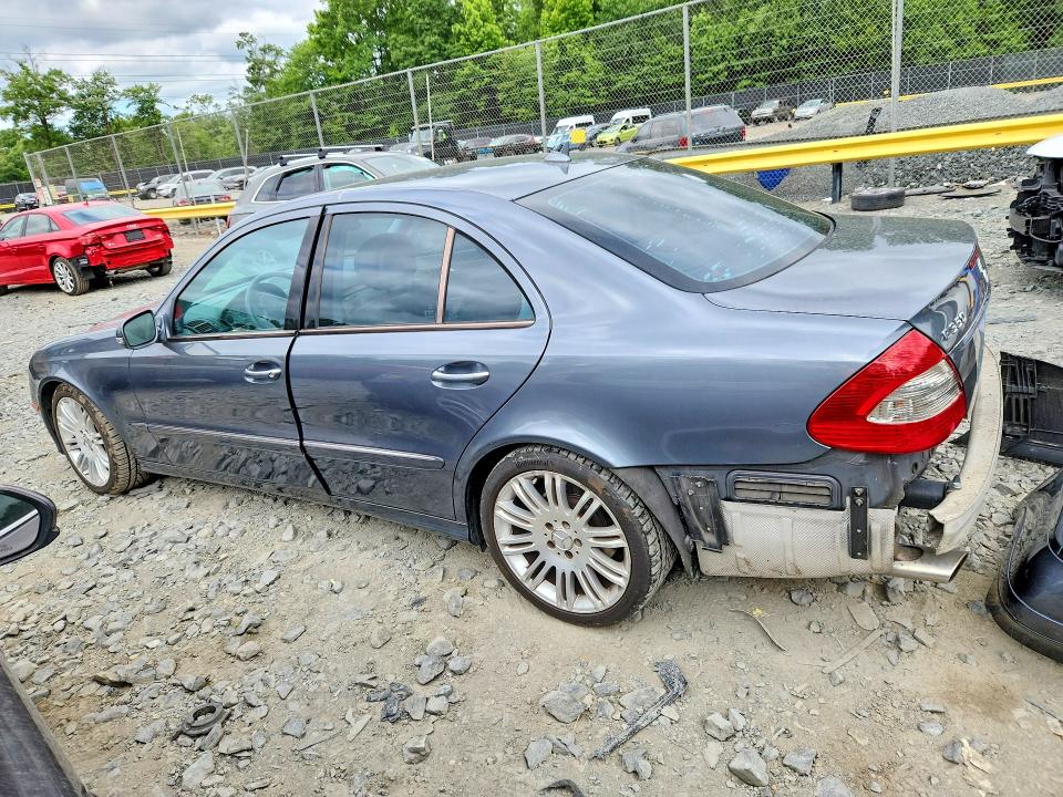 2007 Mercedes-benz E-class VIN WDBUF56X87B086401 COPART salvage auction — REAR END, Md - Cert Of Salvage > 75% Damage, sold $400 on 2026-07-10 (photo 2)