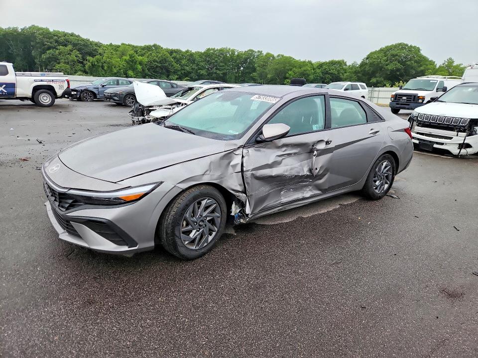 2024 Hyundai Elantra VIN KMHLM4DG0RU665630 COPART salvage auction — SIDE, VA - CERT OF TITLE - SALVAGE, sold $4,400 on 2026-07-27 (photo 1)