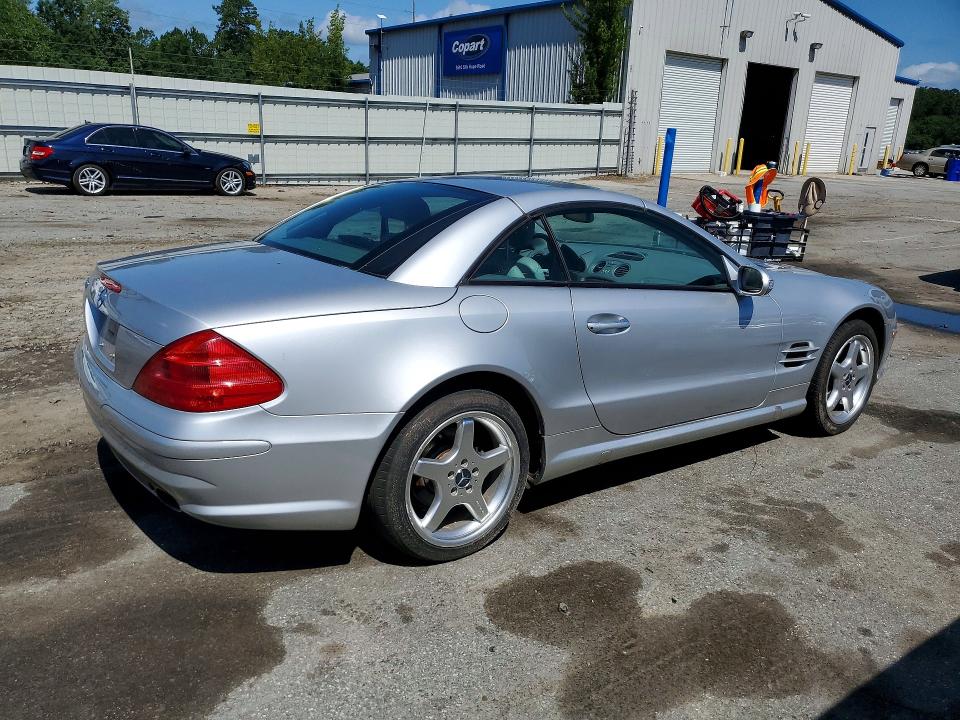2003 Mercedes-benz Sl-class VIN WDBSK75F53F055665 COPART salvage auction — MECHANICAL, Ga - Certificate Of Title, sold $5,700 on 2026-07-20 (photo 3)
