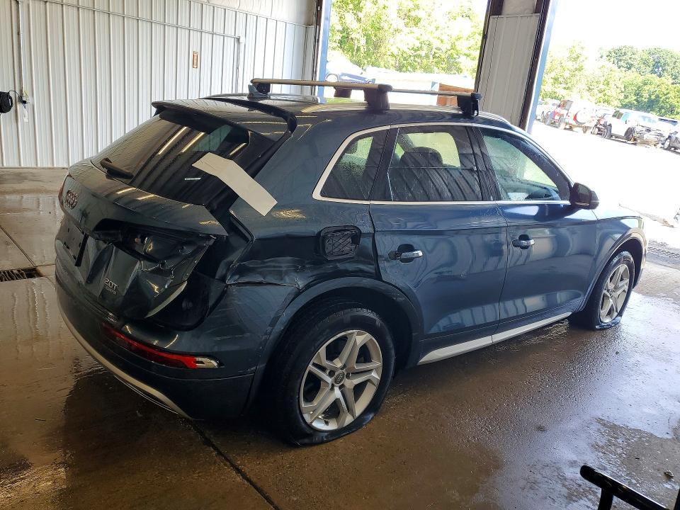 2018 Audi Q5 VIN WA1BNAFY3J2043616 COPART salvage auction — REAR END, Pa - Certificate Of Salvage, sold $425 on 2026-07-29 (photo 3)