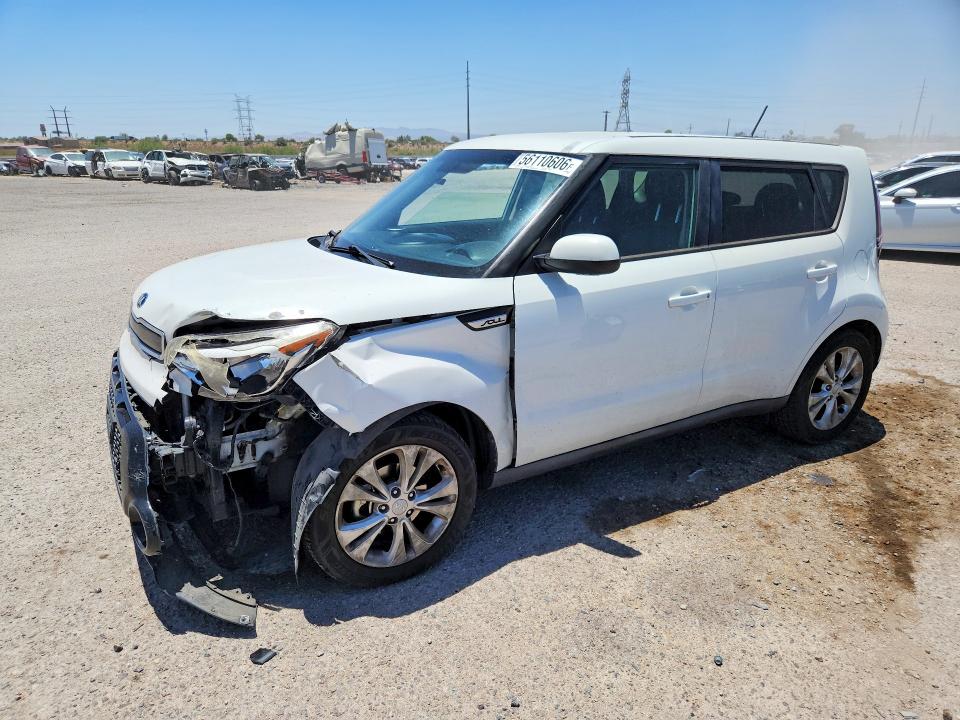 2016 Kia VIN KNDJP3A58G7293269 COPART salvage auction — FRONT END, Az - Cert Of Title - Salvage, sold $1,350 on 2026-07-06 (photo 1)