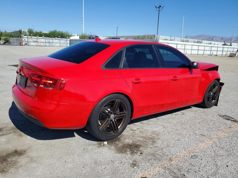 2012 Audi A4 VIN WAUBFAFL6CN004329 COPART salvage auction — FRONT END, Nv - Salvage Title, sold $125 on 2026-07-28 (photo 3)