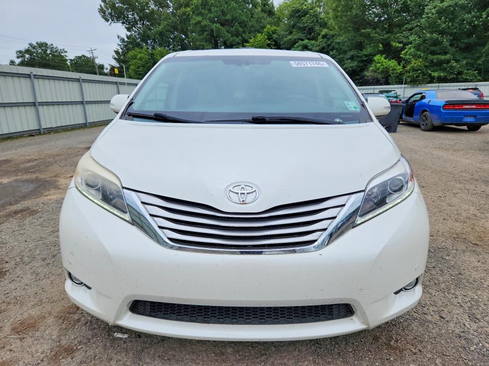 2015 Toyota VIN 5TDYK3DCXFS533160 COPART salvage auction — FRONT END, Salvage Title, sold $3,550 on 2026-07-16 (photo 5)