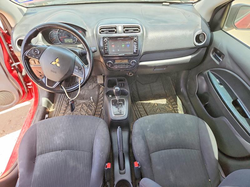 2017 Mitsubishi Mirage VIN ML32F4FJ6HH003824 COPART salvage auction — REAR END, Tx - Salvage Vehicle Title, sold $125 on 2026-07-30 (photo 8)
