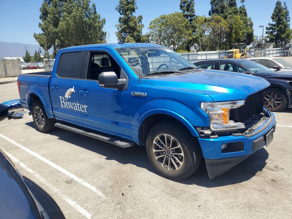 2019 Ford F-150 VIN 1FTEW1CP7KKC35103 COPART salvage auction — FRONT END, Ca - Salvage Certificate, sold $6,700 on 2026-07-09 (photo 4)