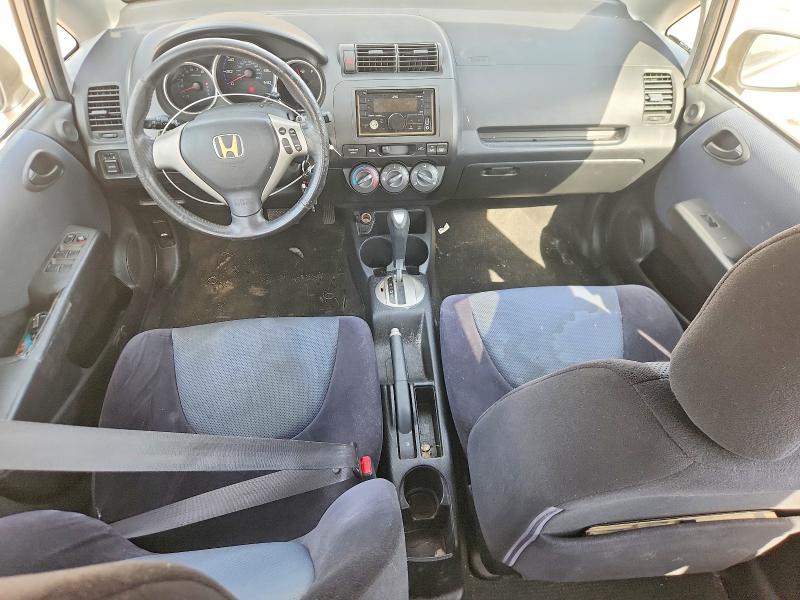 2007 Honda Fit VIN JHMGD38667S047415 COPART salvage auction — FRONT END, Il - Salvage Certificate, sold $250 on 2026-07-28 (photo 8)