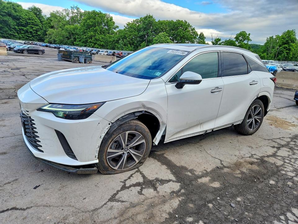 2024 Lexus Rx VIN 2T2BAMCA5RC052384 COPART salvage auction — FRONT END, Ny - Mv-907A Salvage Certificate, sold $25,500 on 2026-07-09 (photo 1)