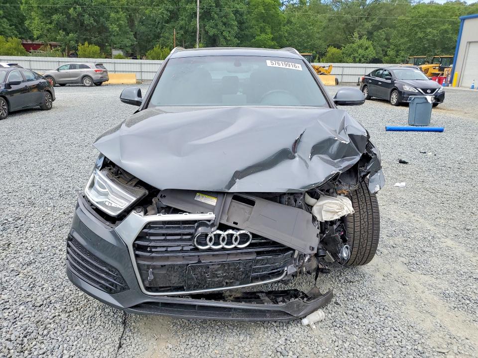 2018 Audi Q3 VIN WA1BCCFS8JR007649 COPART salvage auction — FRONT END, Nc - Salvage Certificate Of Title, sold $1,500 on 2026-07-30 (photo 5)