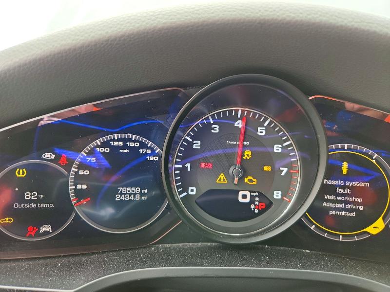 2019 Porsche Cayenne VIN WP1AB2AYXKDA61266 COPART salvage auction — WATER/FLOOD, FL - CERT OF TITLE-SLVG REBLD FLOOD, sold $16,800 on 2026-08-11 (photo 9)