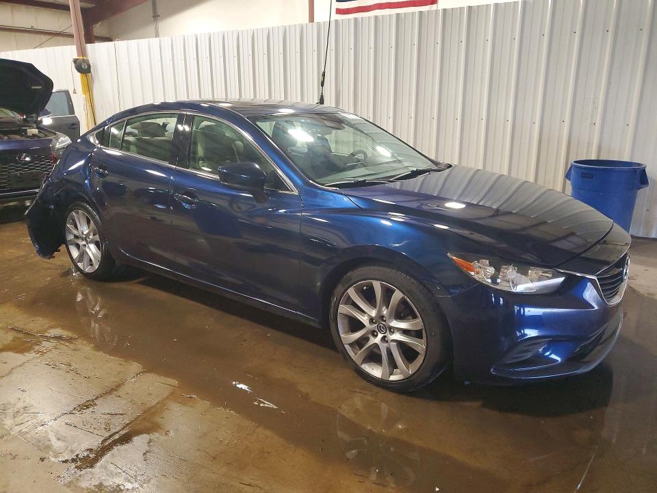 2017 Mazda 6 VIN JM1GL1V56H1119340 COPART salvage auction — REAR END, Pa - Certificate Of Salvage, sold $725 on 2026-07-17 (photo 4)