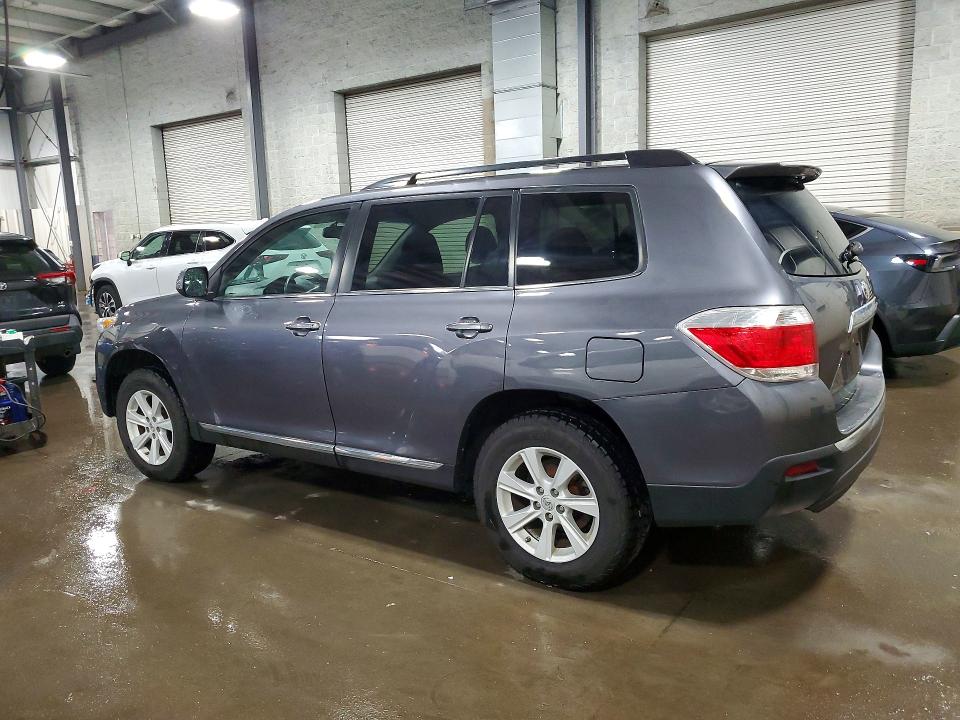 2013 Toyota Highlander VIN 5TDBK3EH0DS248450 COPART salvage auction — FRONT END, Mn - Cert Of Title-Salvage, sold $4,700 on 2026-07-14 (photo 2)