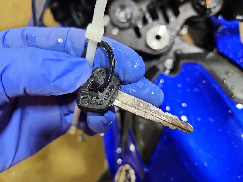 2026 Yamaha Yzf1000 VIN JYARNA7E3TA001198 COPART salvage auction — ALL OVER, OH - CERT OF TITLE-SALVAGE, sold $6,600 on 2026-07-16 (photo 8)