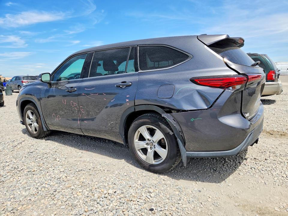 2020 Toyota Highlander VIN 5TDCZRBHXLS012328 COPART salvage auction — REAR END, Co - Salvage Title, sold $12,500 on 2026-07-14 (photo 2)