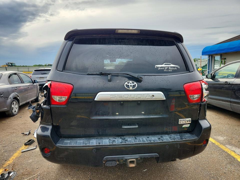 2013 Toyota Sequoia VIN 5TDDW5G15DS085027 COPART salvage auction — ALL OVER, Ks - Cert Of Title-Salvage, sold $1,500 on 2026-07-22 (photo 6)