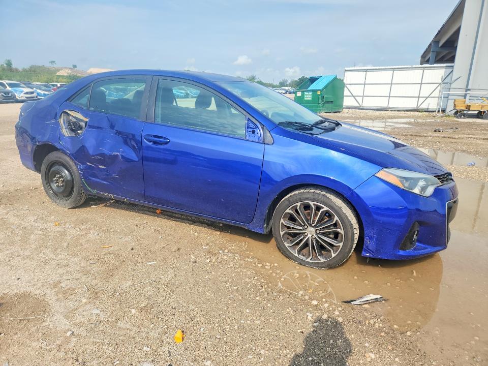2016 Toyota Corolla VIN 2T1BURHEXGC577443 COPART salvage auction — SIDE, Fl - Cert Of Title Slvg Rebuildable, sold $2,500 on 2026-07-02 (photo 4)