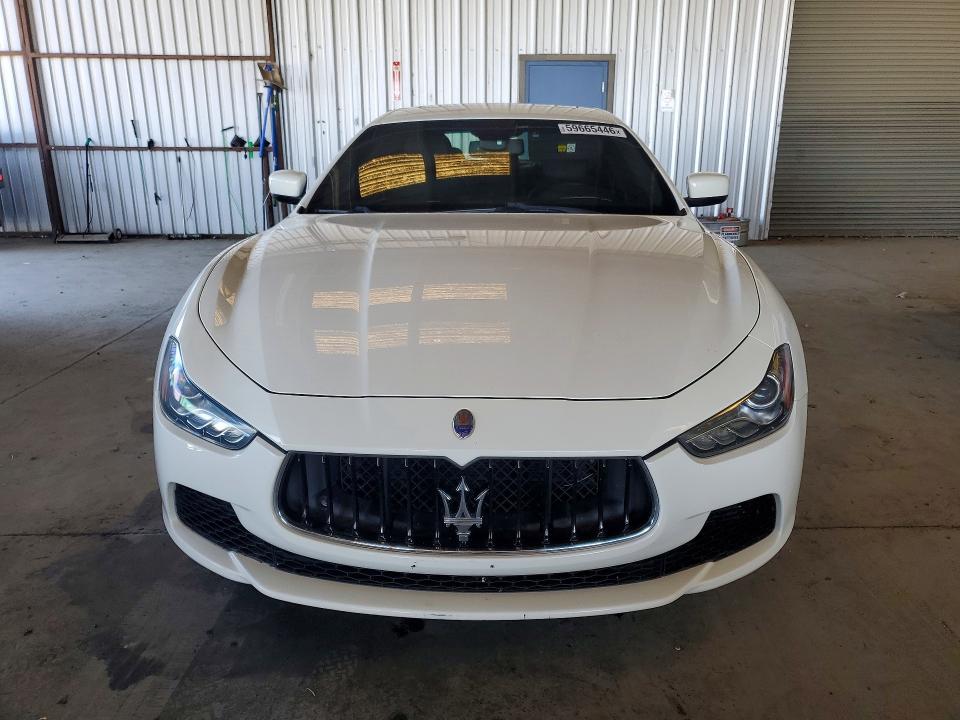 2015 Maserati Ghibli VIN ZAM57XSA4F1131589 COPART salvage auction — MINOR DENT/SCRATCHES, Ca - Certificate Of Title, sold $3,950 on 2026-07-08 (photo 5)