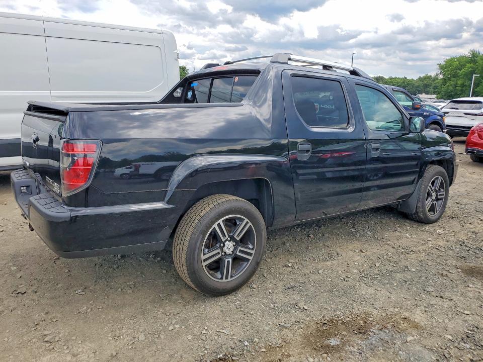 2013 Honda Ridgeline VIN 5FPYK1F73DB018725 COPART salvage auction — UNDERCARRIAGE, Ct - Cert Of Title-Salvage, sold $1,800 on 2026-07-02 (photo 3)
