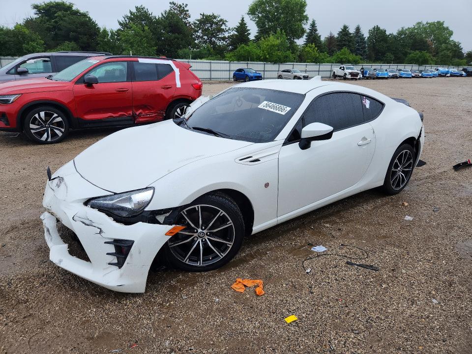 2020 Toyota Gt86 VIN JF1ZNAA16L8751718 COPART salvage auction — FRONT END, IL - SALVAGE CERTIFICATE, sold $2,550 on 2026-07-28 (photo 1)