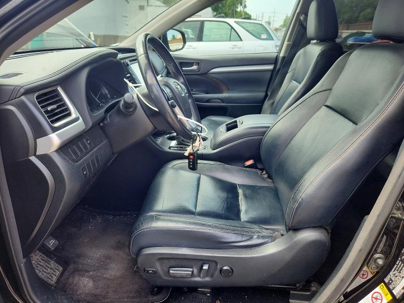 2014 Toyota Highlander VIN 5TDJKRFH6ES040118 COPART salvage auction — UNDERCARRIAGE, Oh - Certificate Of Title (P), sold $7,500 on 2026-07-21 (photo 7)