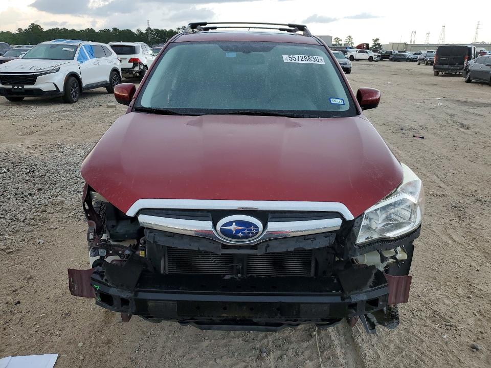 2014 Subaru Forester VIN JF2SJADC2EH465731 COPART salvage auction — FRONT END, TX - SALVAGE VEHICLE TITLE, sold $675 on 2026-07-28 (photo 5)