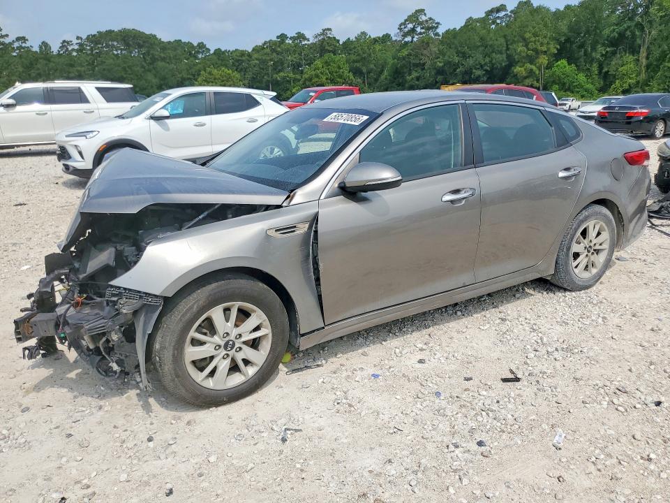 2016 Kia Optima VIN 5XXGT4L37GG111558 COPART salvage auction — FRONT END, Tx - Bonded Title - Salvage, sold $150 on 2026-07-28 (photo 1)