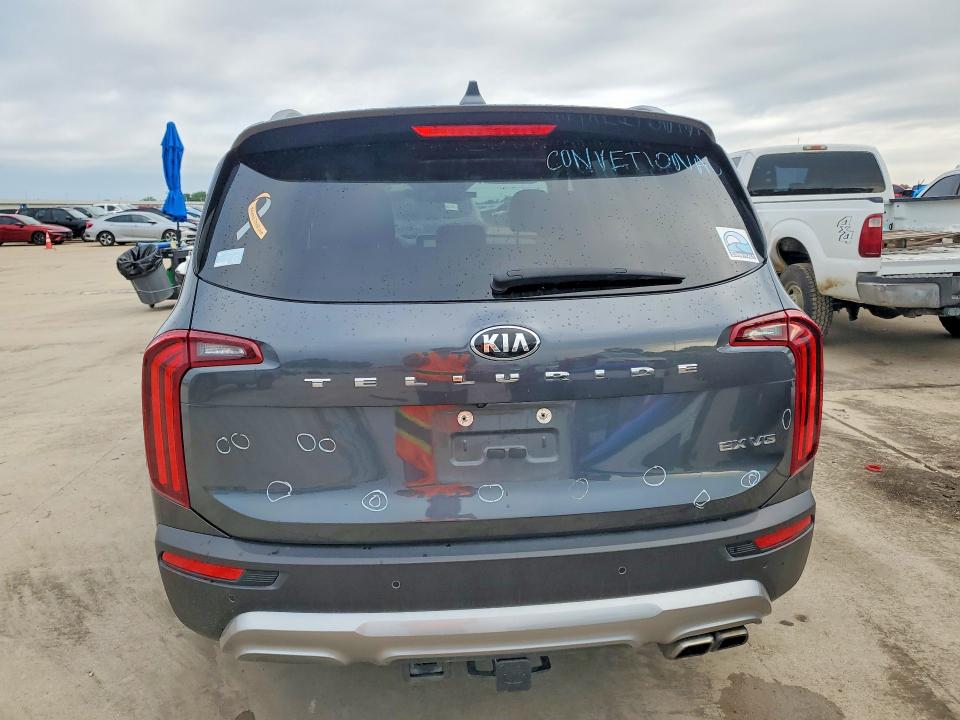 2020 Kia Telluride VIN 5XYP34HC0LG017617 COPART salvage auction — HAIL, Tx - Certificate Of Title, sold $7,300 on 2026-07-09 (photo 6)