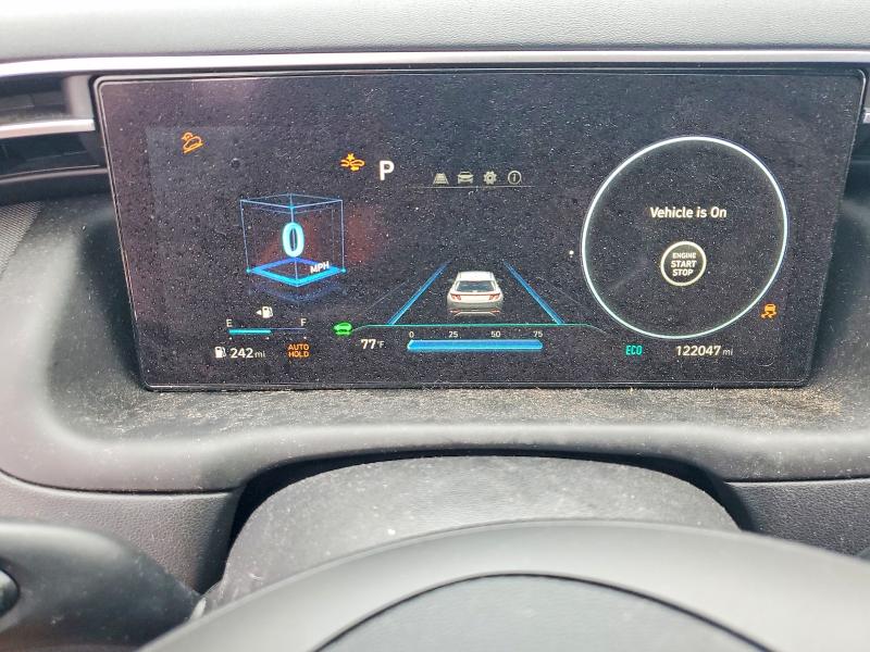 2022 Hyundai Tucson VIN KM8JFCA18NU024005 COPART salvage auction — MINOR DENT/SCRATCHES, Oh - Cert Of Title-Salvage, sold $7,200 on 2026-07-08 (photo 9)