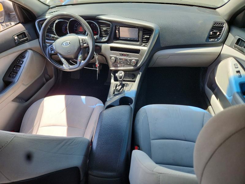 2012 Kia Optima VIN KNAGM4A77C5281658 COPART salvage auction — FRONT END, Ca - Salvage Certificate, sold $775 on 2026-07-09 (photo 8)