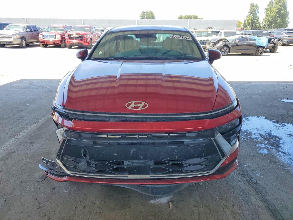 2025 Hyundai Sonata VIN KMHL64JA1SA467981 COPART salvage auction — FRONT END, AZ - CERT OF TITLE- NON REPAIR, sold $6,300 on 2026-07-13 (photo 5)