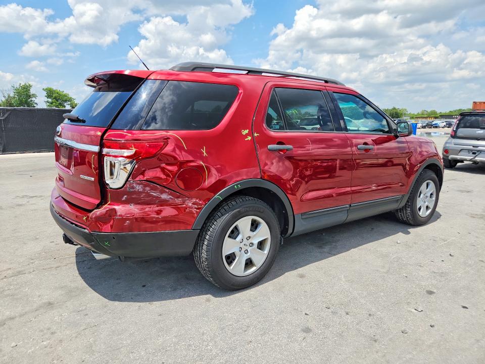 2013 Ford VIN 1FM5K7B8XDGC16345 COPART salvage auction — REAR END, Fl - Cert Of Title Slvg Rebuildable, sold $2,800 on 2026-07-02 (photo 3)
