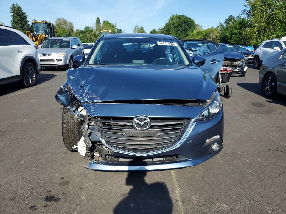 2016 Mazda 3 VIN JM1BM1M7XG1309103 COPART salvage auction — FRONT END, Or - Salvage Title Certificate, sold $125 on 2026-07-27 (photo 5)