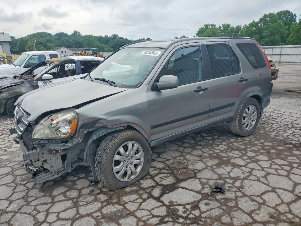 2006 Honda Cr-v VIN JHLRD788X6C034312 COPART salvage auction — FRONT END, Pa - Certificate Of Salvage, sold $975 on 2026-07-13 (photo 1)