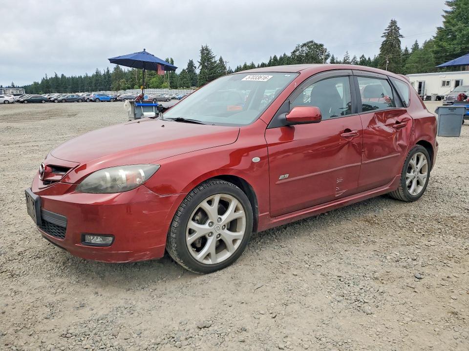 2008 Mazda 3 VIN JM1BK343481151308 COPART salvage auction — SIDE, WA - BILL OF SALE, sold $1,200 on 2026-07-17 (photo 1)