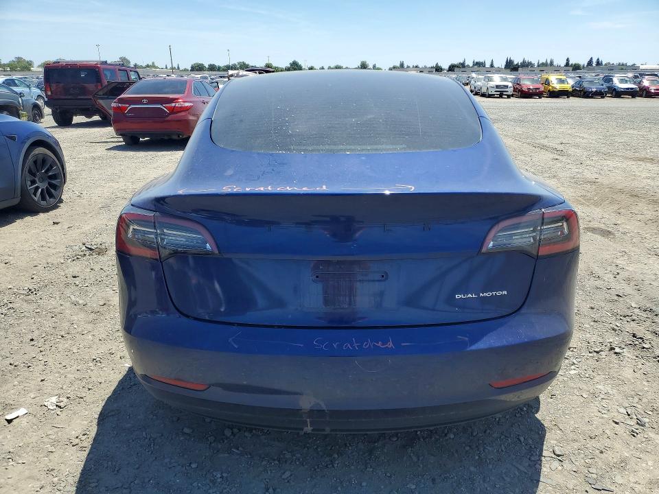 2021 Tesla Model 3 VIN 5YJ3E1EB1MF938269 COPART salvage auction — FRONT END, Ca - Salvage Certificate, sold $500 on 2026-07-28 (photo 6)