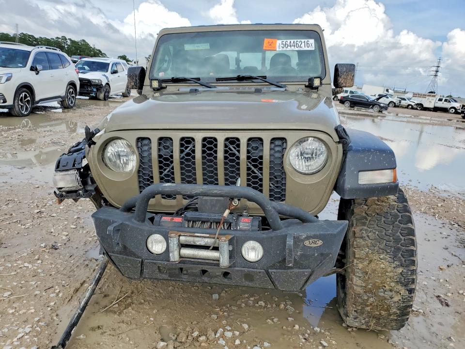 2020 Jeep Gladiator VIN 1C6HJTAG3LL160946 COPART salvage auction — FRONT END, TX - CERTIFICATE OF TITLE, sold $10,300 on 2026-08-28 (photo 5)