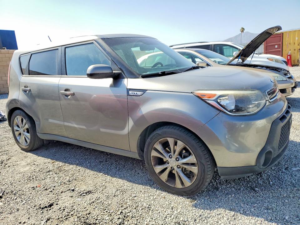 2015 Kia Soul VIN KNDJP3A57F7202958 COPART salvage auction — MECHANICAL, Ca - Dis/Dlr/Exp App For Dup Clean, sold $800 on 2026-07-29 (photo 4)