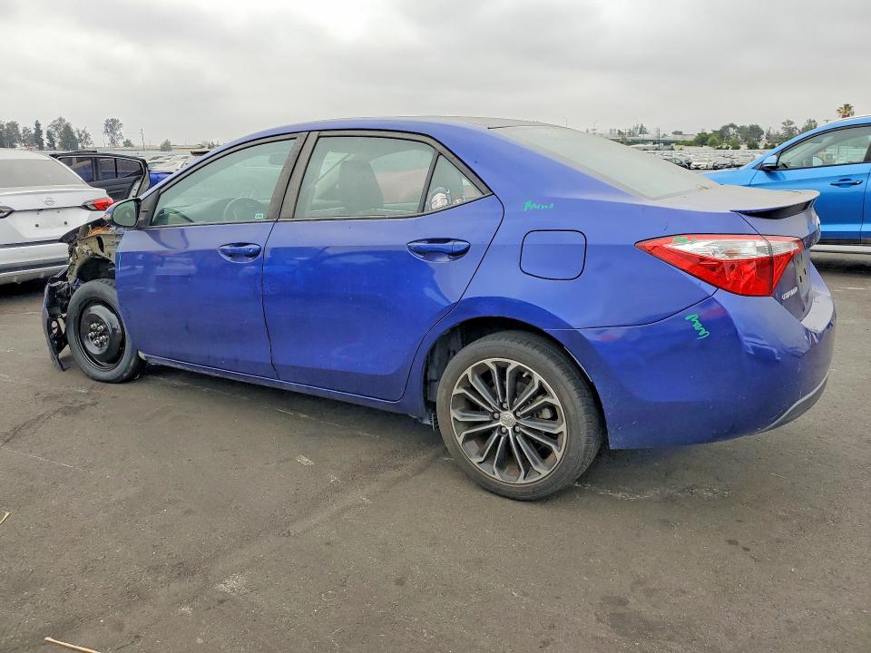 2016 Toyota VIN 5YFBURHEXGP423086 COPART salvage auction — FRONT END, Ca - Salvage Certificate, sold $3,100 on 2026-07-27 (photo 2)