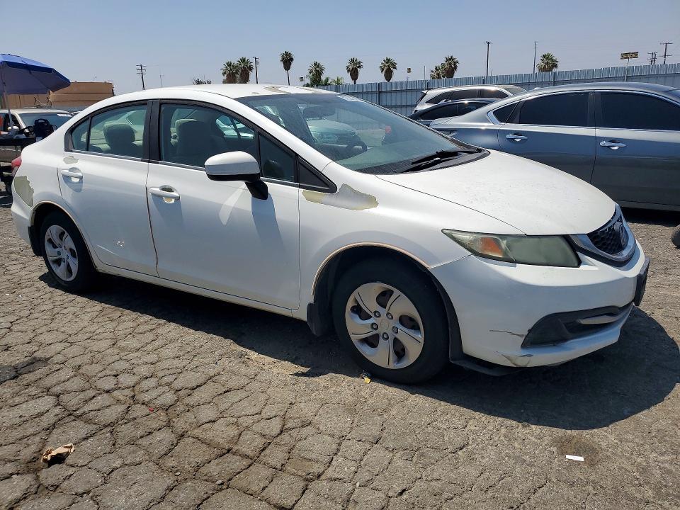 2015 Honda VIN 2HGFB2F54FH546731 COPART salvage auction — FRONT END, Ca - Salvage Certificate, sold $1,600 on 2026-07-02 (photo 4)