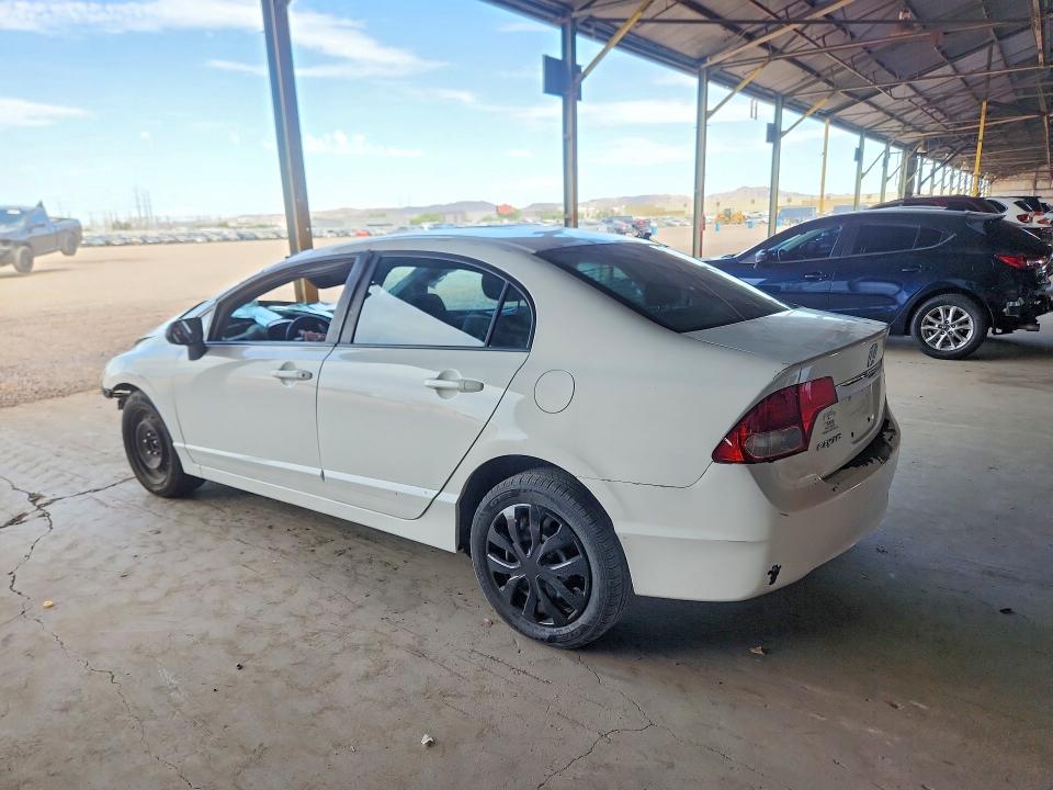2010 Honda Civic VIN 2HGFA1F51AH565176 COPART salvage auction — ALL OVER, Az - Cert Of Title - Salvage, sold $275 on 2026-07-29 (photo 2)