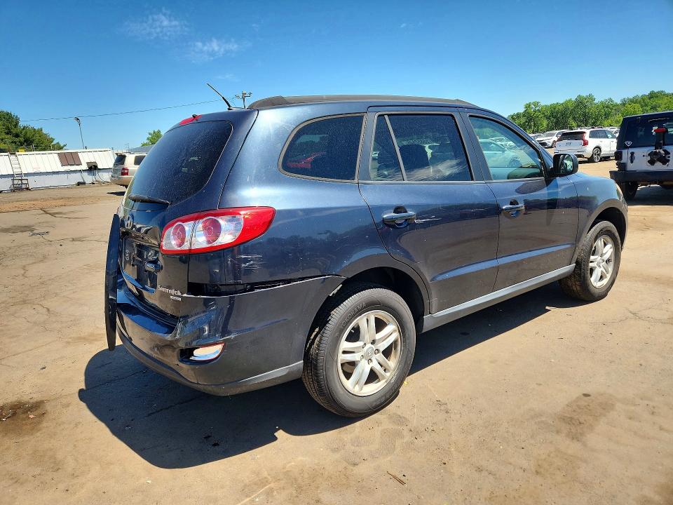 2011 Hyundai Santa fe VIN 5XYZGDAB5BG070066 COPART salvage auction — REAR END, Ct - Cert Of Title-Salvage, sold $950 on 2026-07-10 (photo 3)