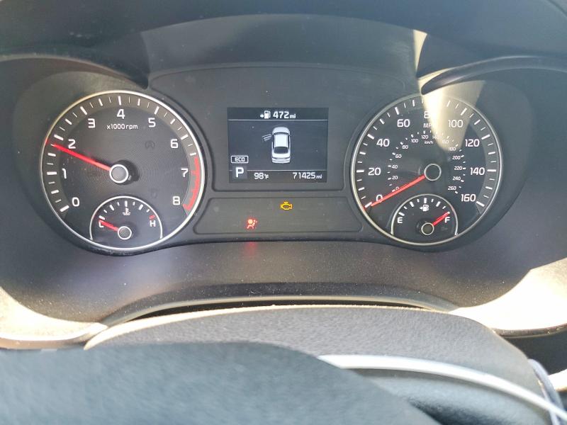 2019 Kia VIN 5XXGT4L37KG353405 COPART salvage auction — FRONT END, AZ - CERT OF TITLE - SALVAGE, sold $1,000 on 2026-07-31 (photo 9)