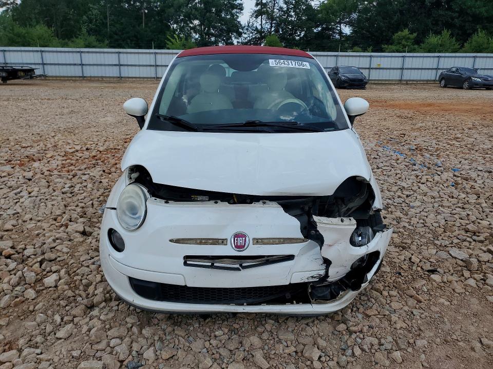 2015 Fiat 500 VIN 3C3CFFDR6FT545448 COPART salvage auction — FRONT END, Nc - Salvage Certificate Of Title, sold $450 on 2026-08-03 (photo 5)